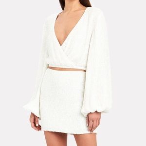 COPY - White Retrofete skirt